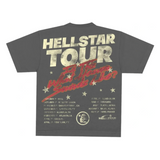 Hellstar Biker Tour Off Black T-Shirt